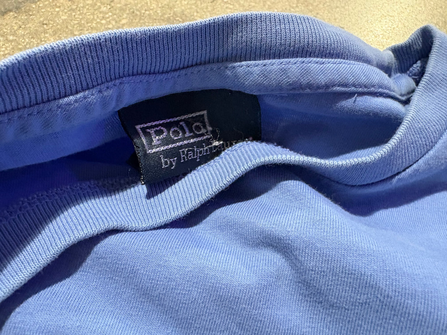Polo Ralph Lauren Pocket Tee - Blue Size Large
