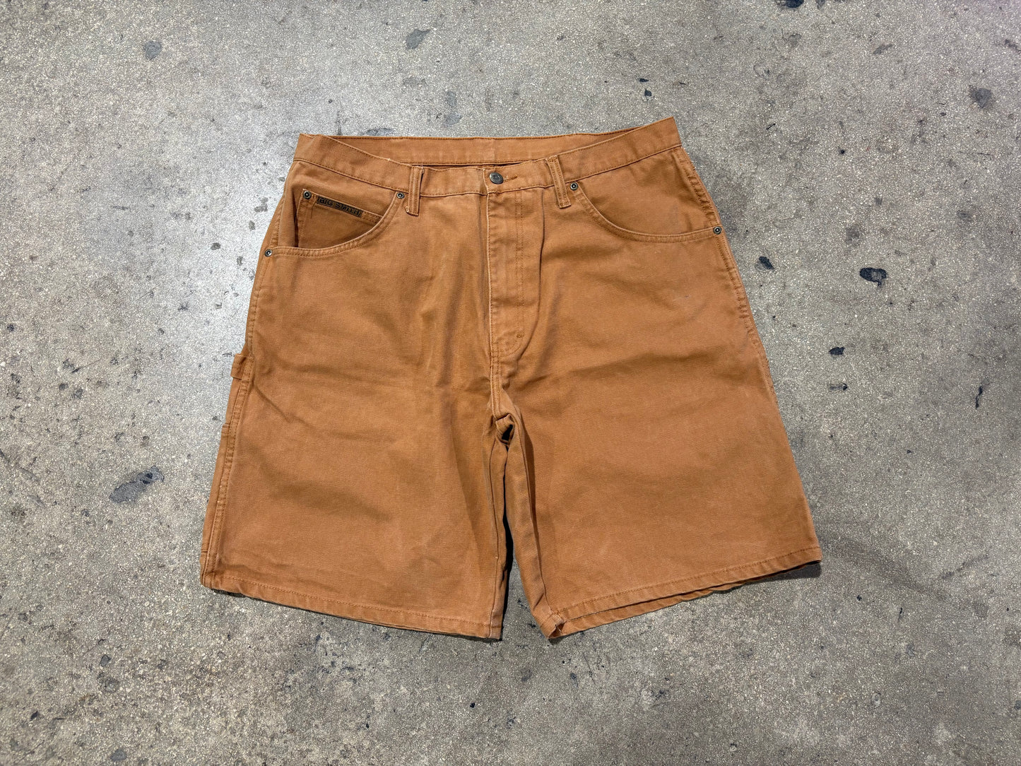 Big Smith Carpenter Shorts - Dark Khaki Size 36