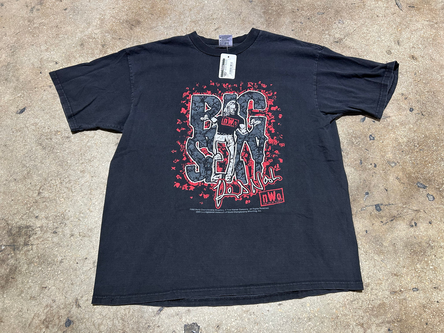 1999 Kevin Nash BIg Sexy NWO Tee - Black Size XL