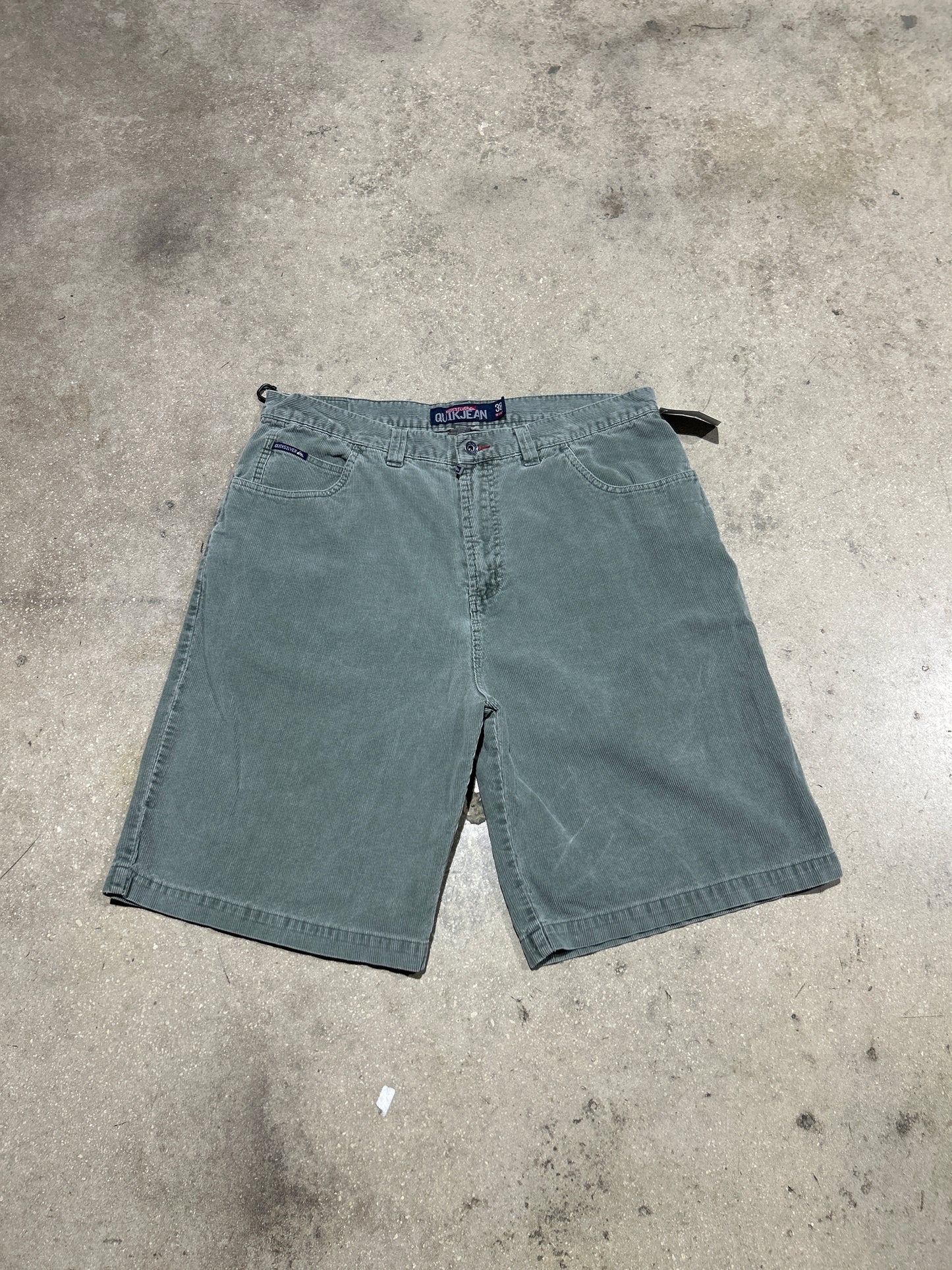 Quiksilver Corduroy Shorts - Slate Size 38