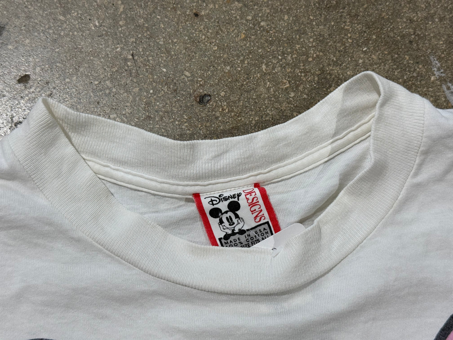 90s Disney Minnie Big Face Tee - White Size XL