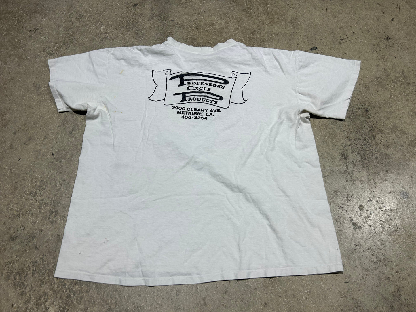 1989 Harley Davidson 3D Emblem Eagle Shirt - White Size XL