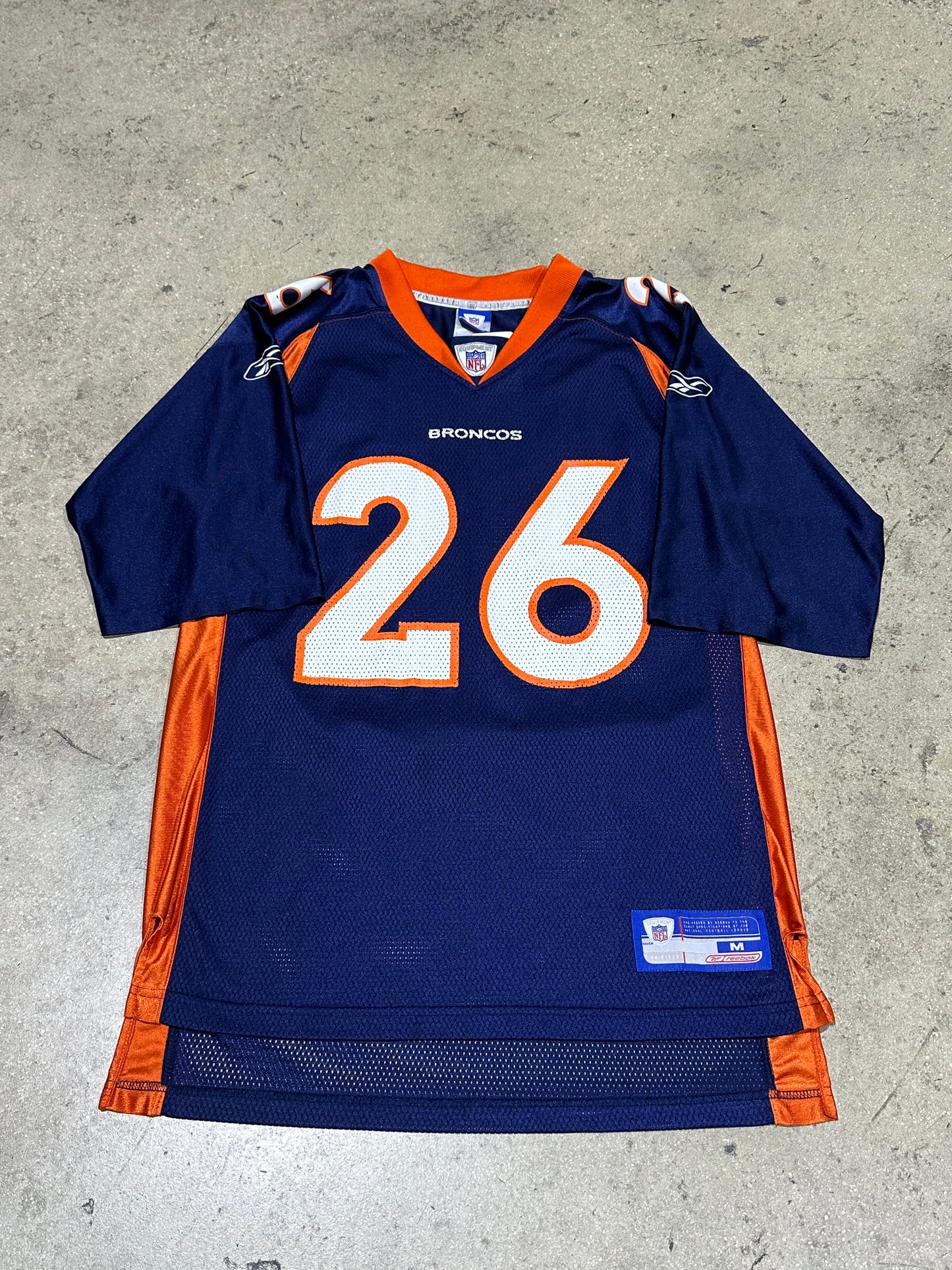 Denver Broncos Clinton Portis Football Jersey - Navy Size Medium