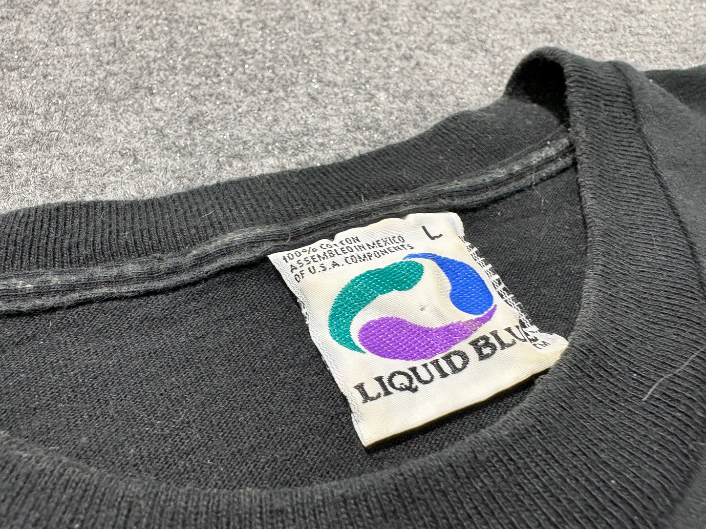 1998 Liquid Blue Big Face Goldberg Tee - Black Size Large
