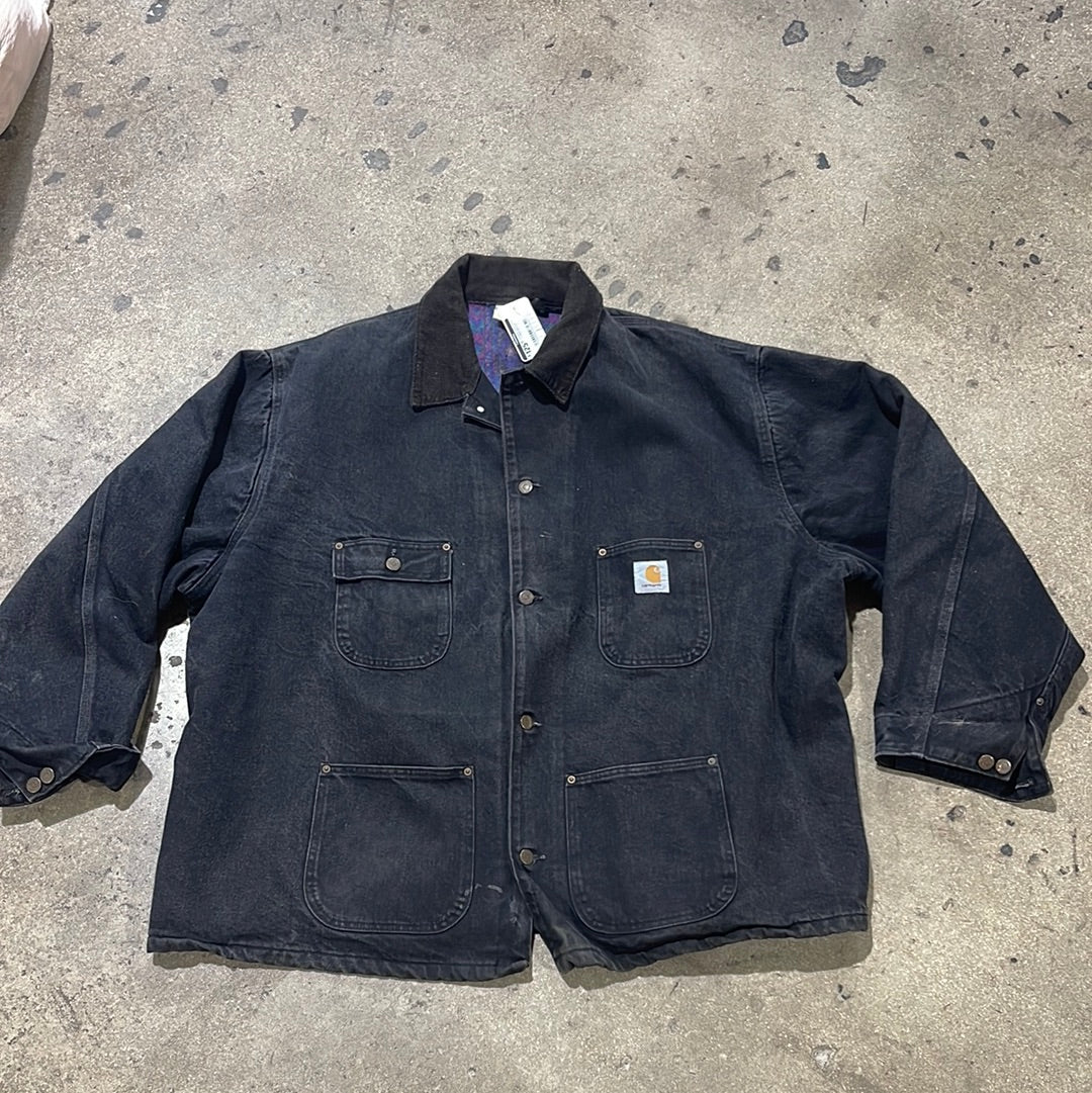 Carhartt Chore Jacket - Black Size 3XL