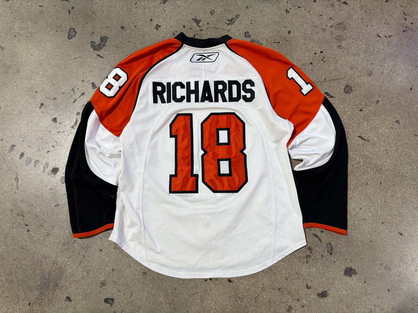 Reebok Philadelphia Flyers Richards #18 Authentic Jersey Size 52