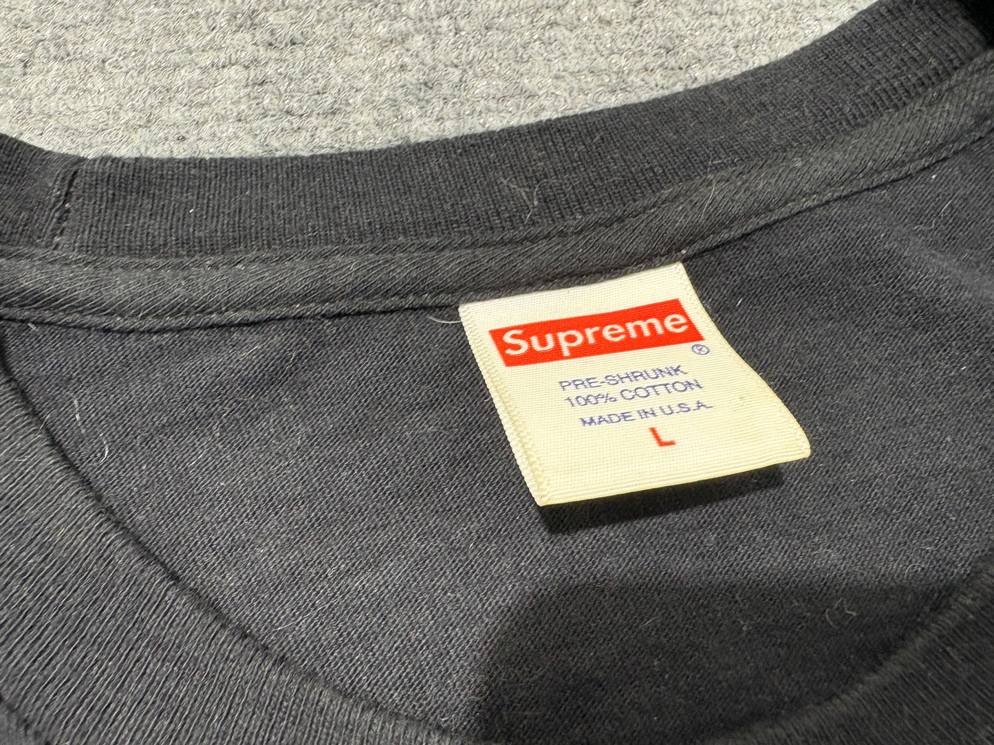 Supreme Pope Tee - Black Size Large