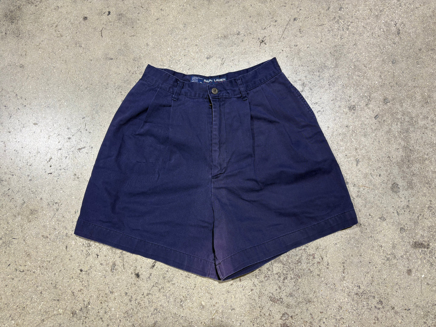 Womens Polo Sport Chino Shorts - Navy Size 4