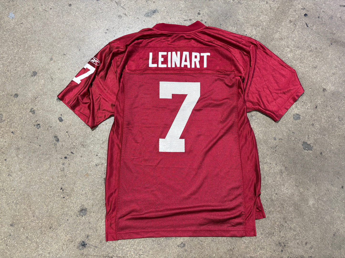Arizona Cardinals #7 Matt Leiner Football Jersey - Red Size Medium