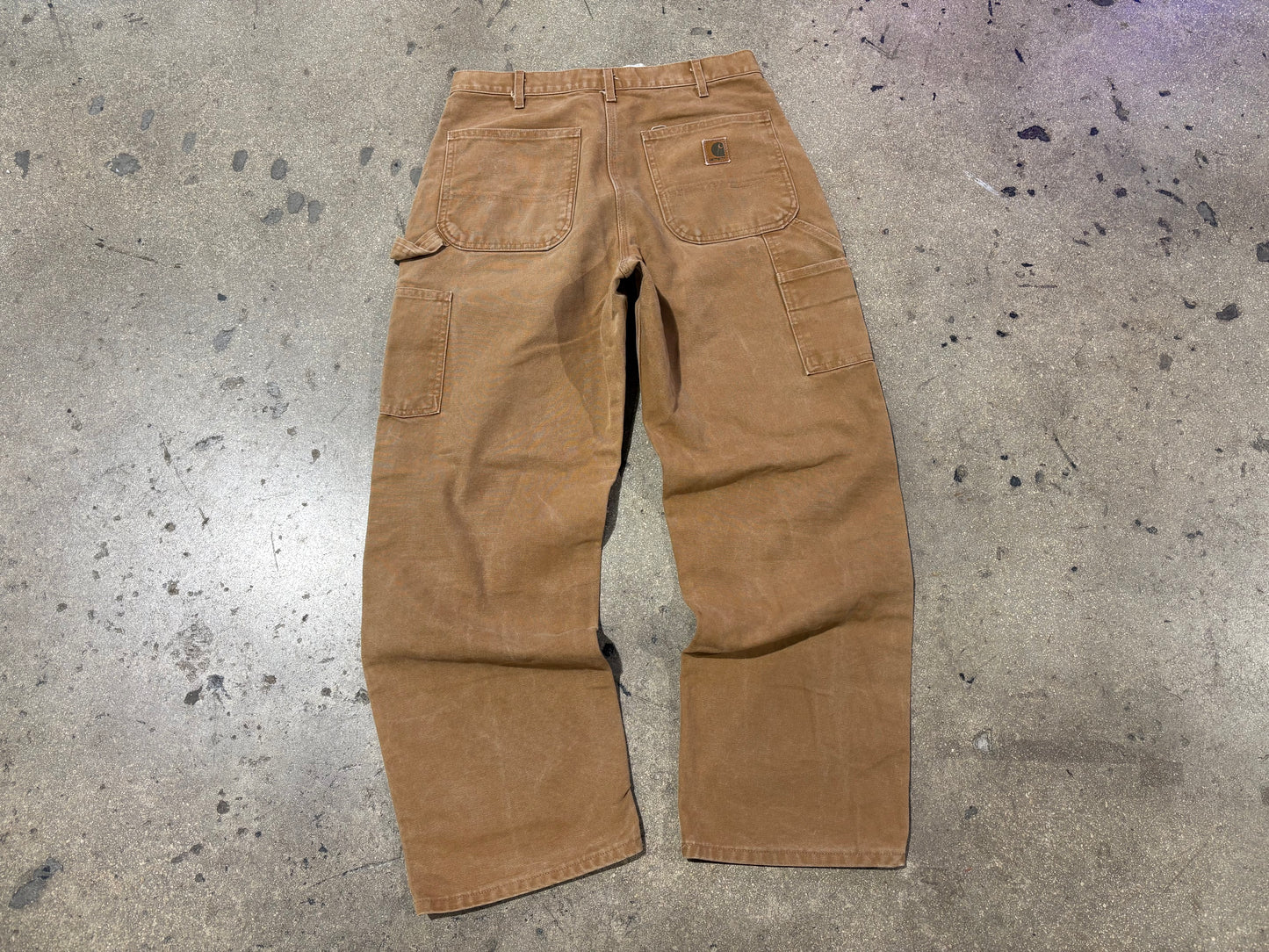 Carhartt Carpenter Work Pants - Dark Khaki Size 32 x 30