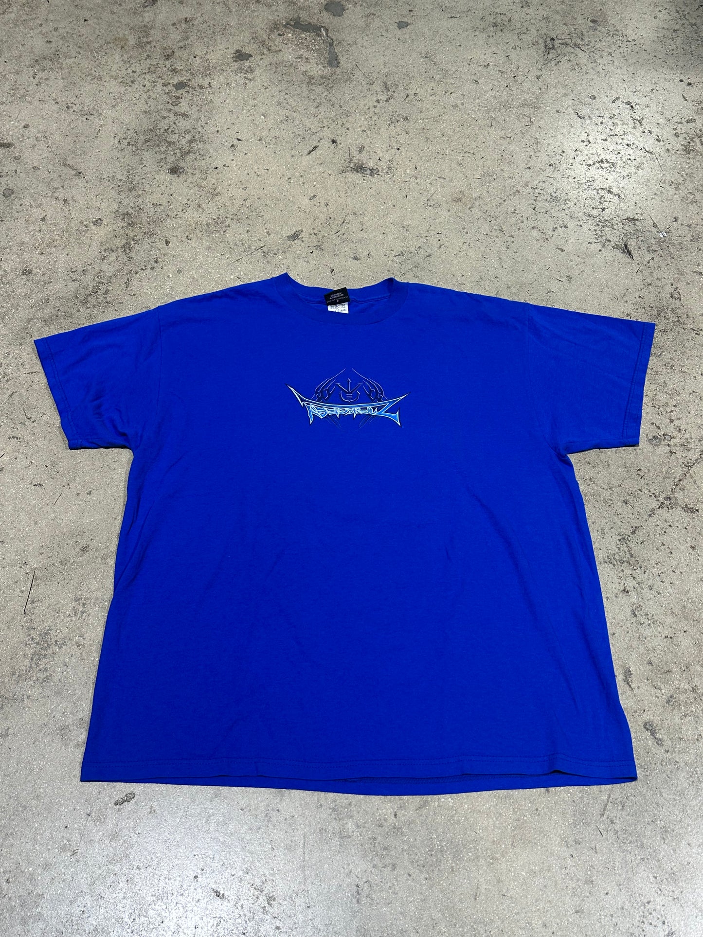 2000 Dragonball Z Vegeta x Trunks Tee - Blue Size XXL
