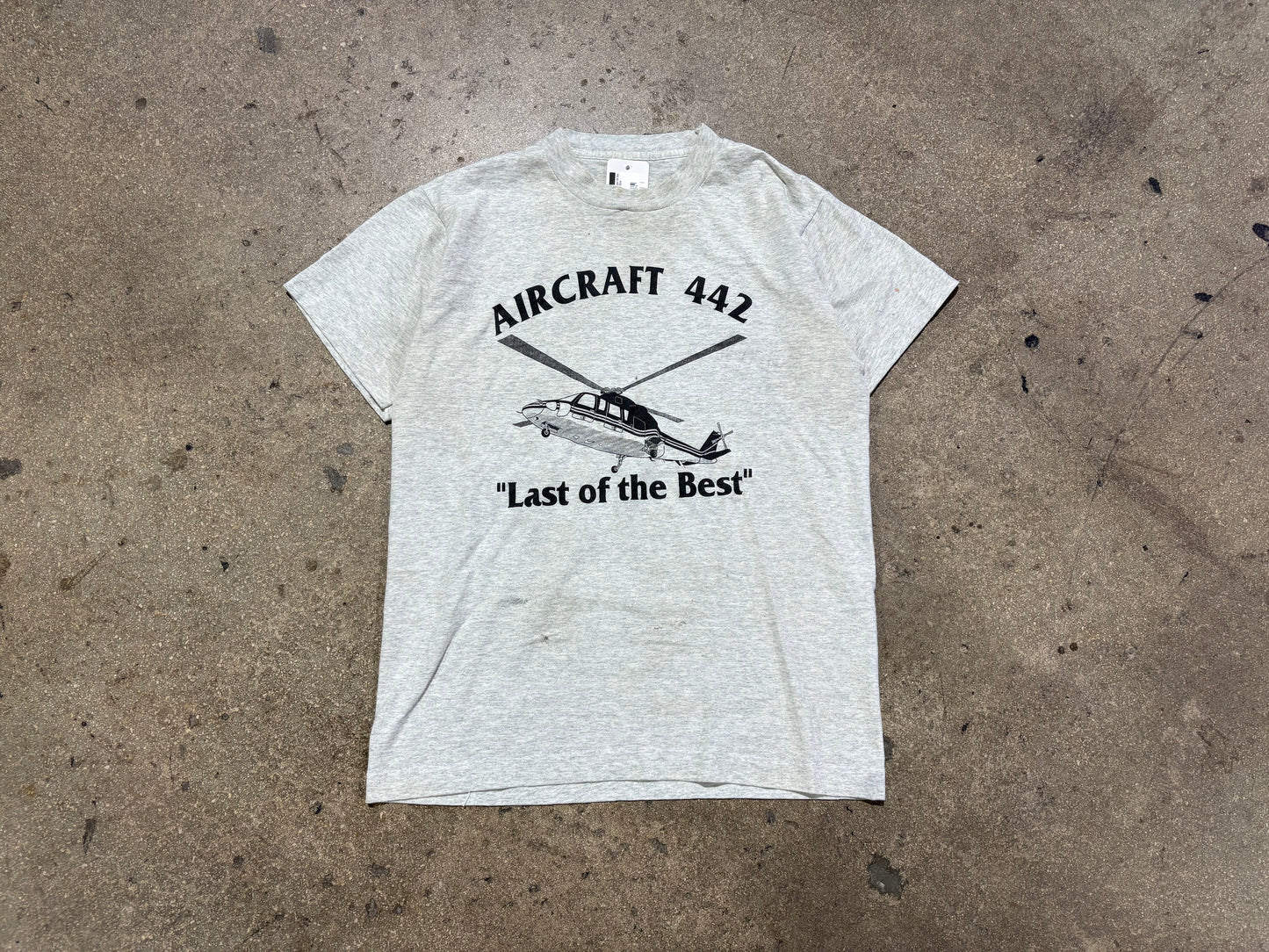 Aircraft 442 The Last Of the Best Tee - Gray Size Large
