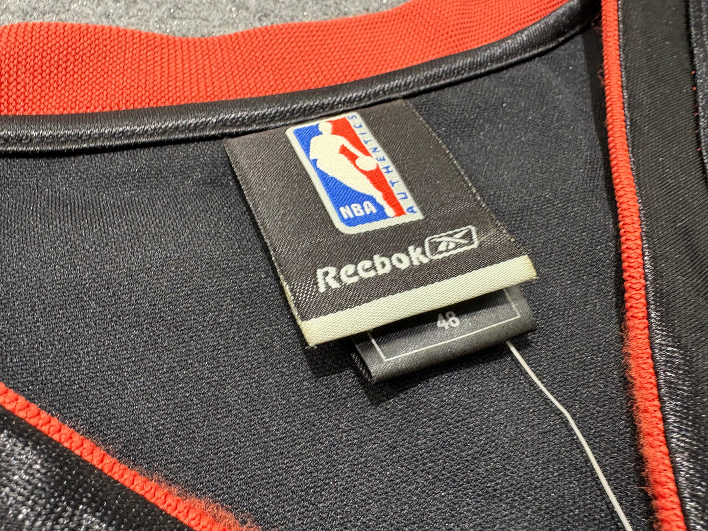 Reebok Miami Heat #3 Wade Authentic Jersey - Black Size 48/XL