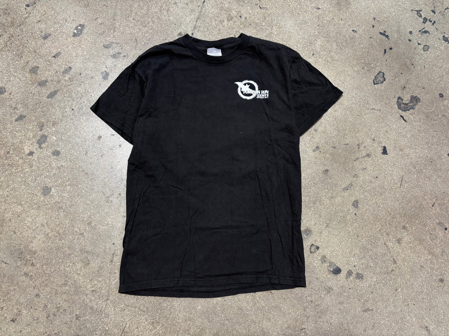 2001 Pumpkin Run Motocross Tee - Black Size Medium