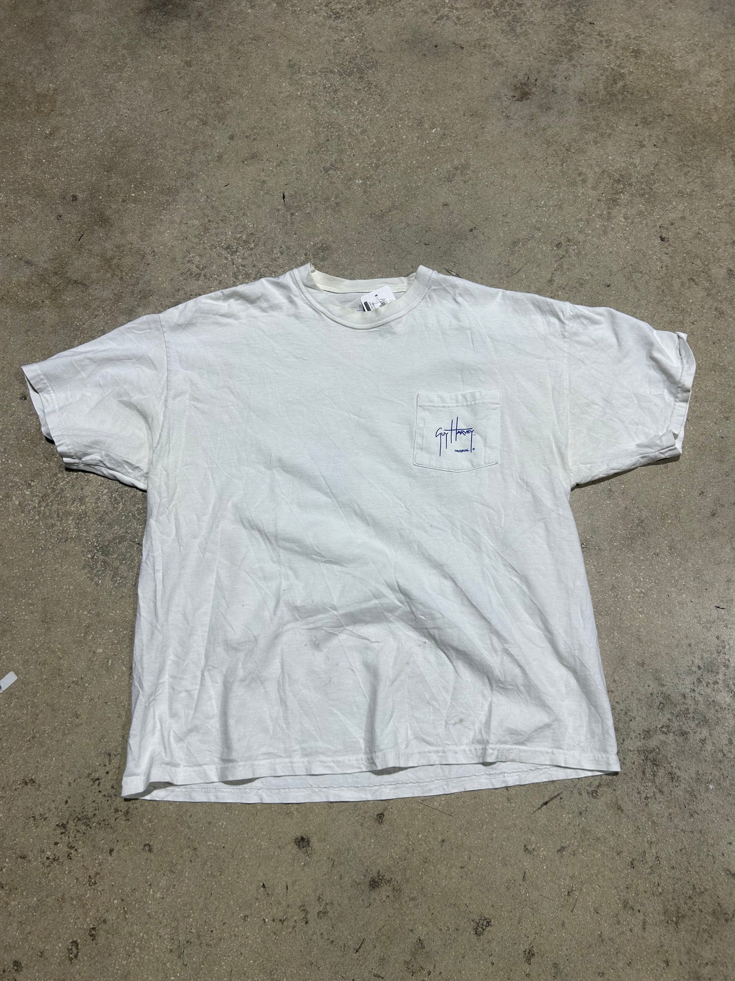 Guy Harvey Save Our Gulf Tee - White Size Large