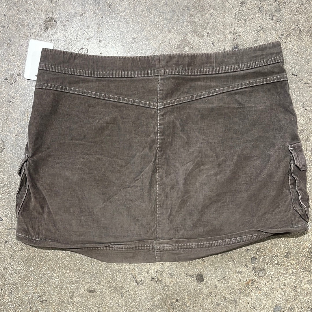 Women's Athleta Cargo Pocket Skirt - Brown Size Small