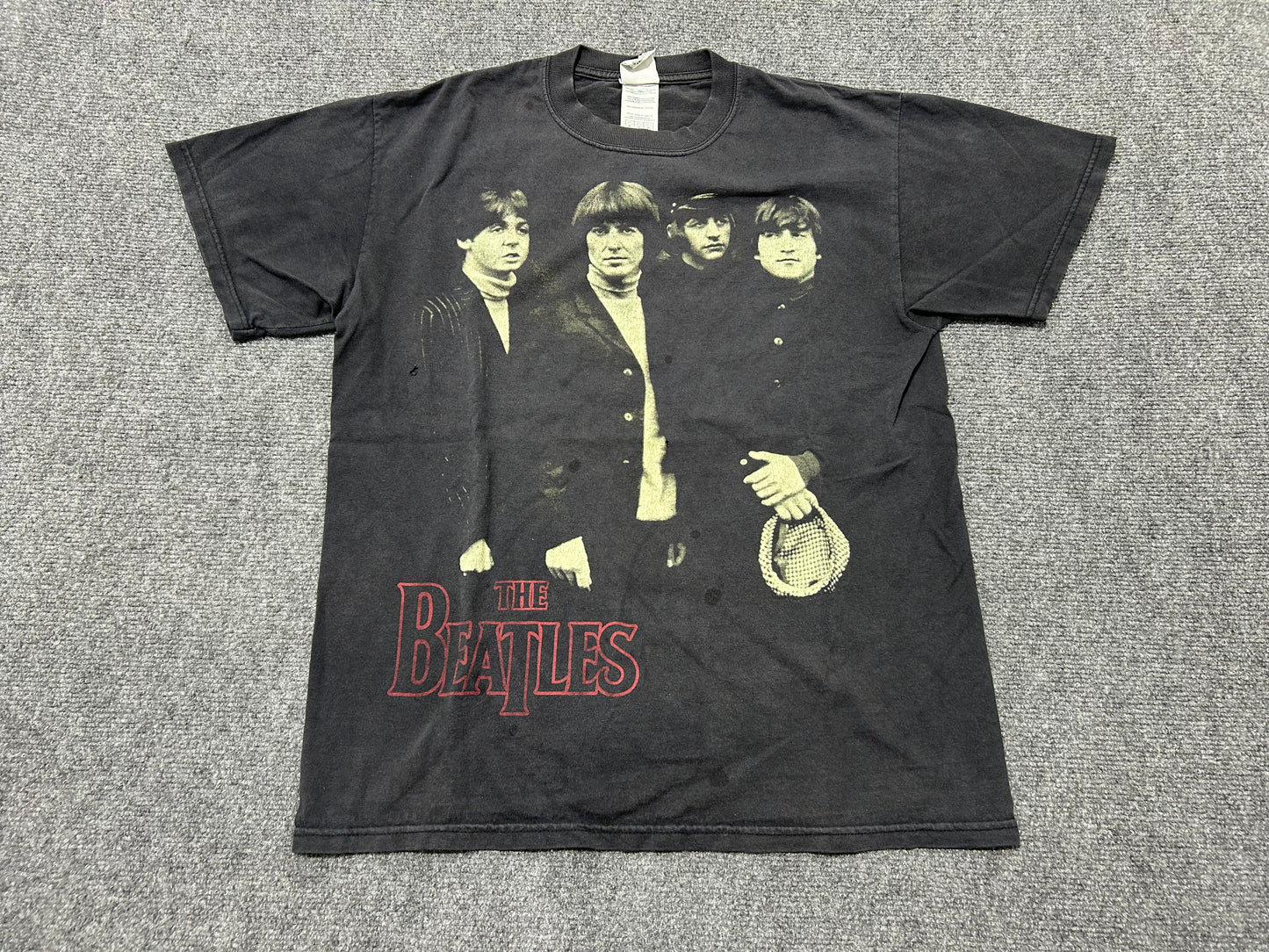 2008 The Beatles Gang Tee - Black Size Medium