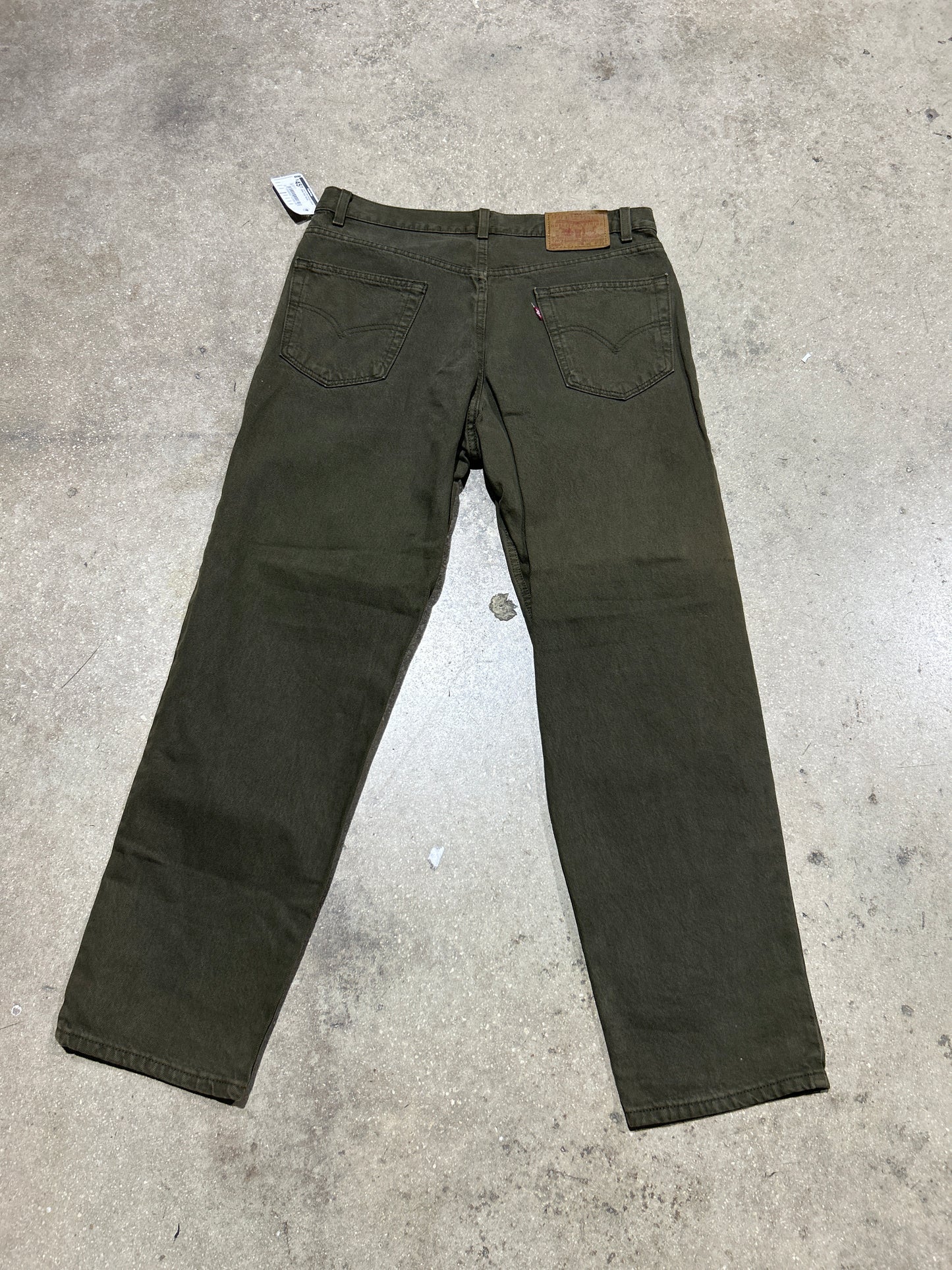 Levi's 550 Denim Jeans - Olive Size 36x30