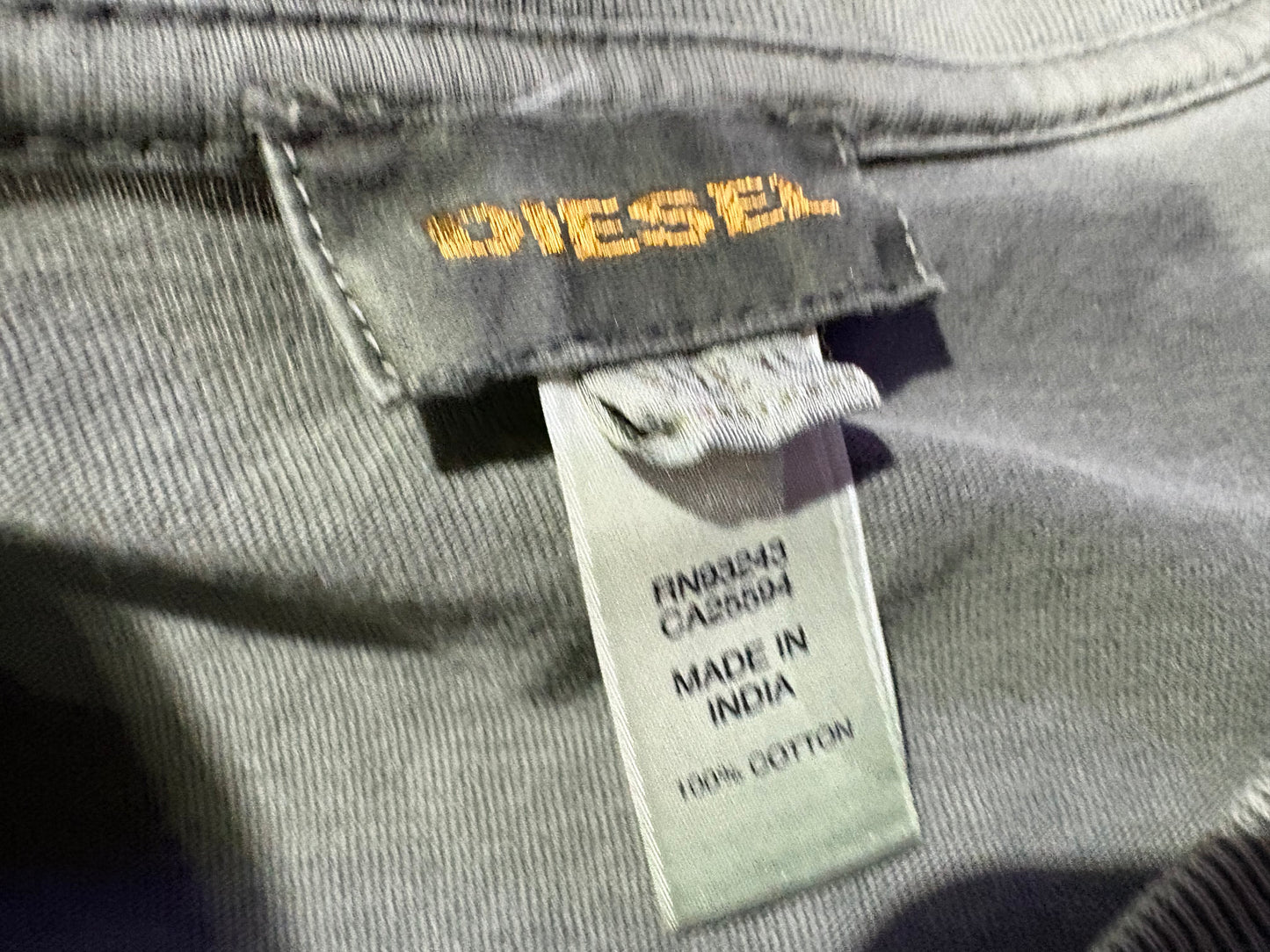 Diesel Only The Brave Logo Tee - Olive Size XL