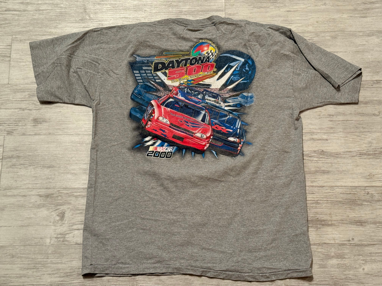 2000 Nascar Daytona 500 Tee - Grey Size XL