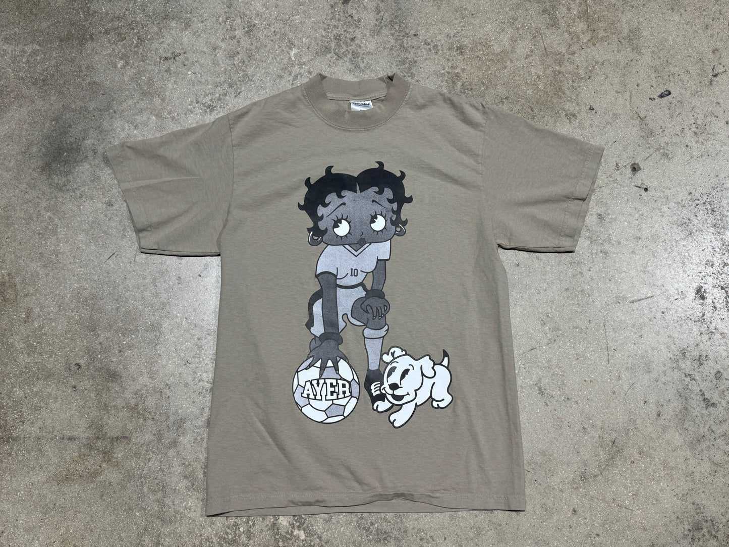 Bootleg Betty Tee - Tan Size Medium
