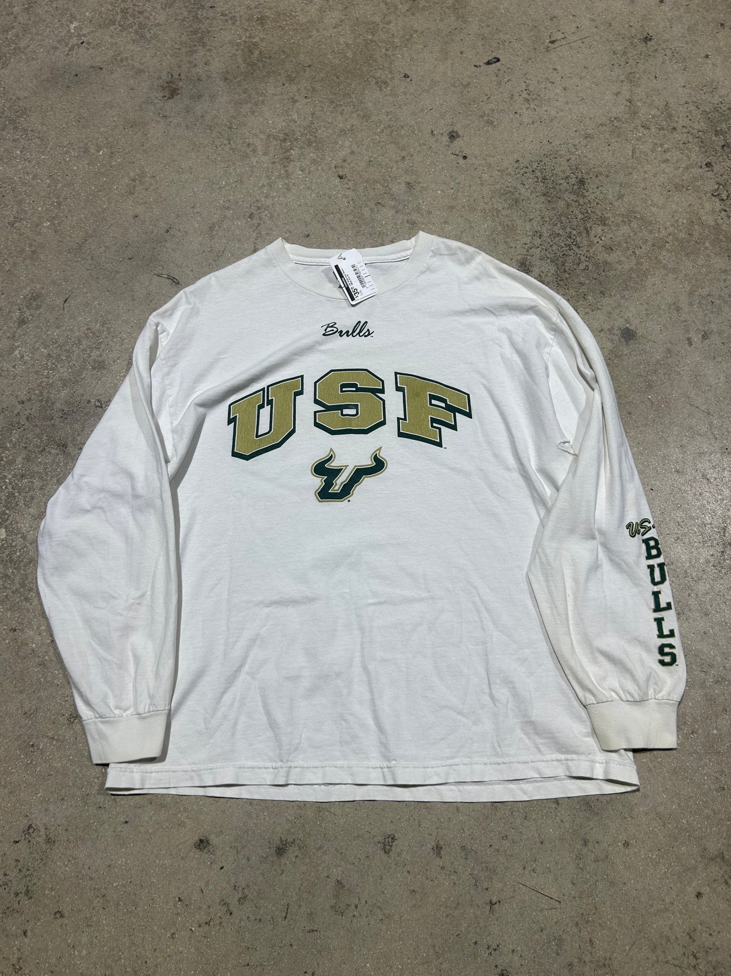 USF Bulls long Sleeve - White Size XL