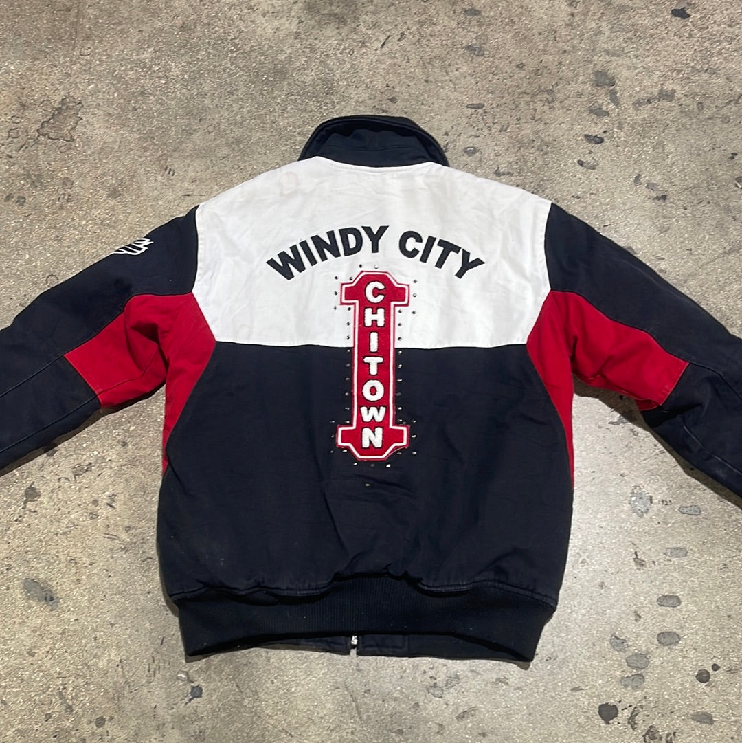 Chicago Bulls Stall & Dean Jacket - White Size XL
