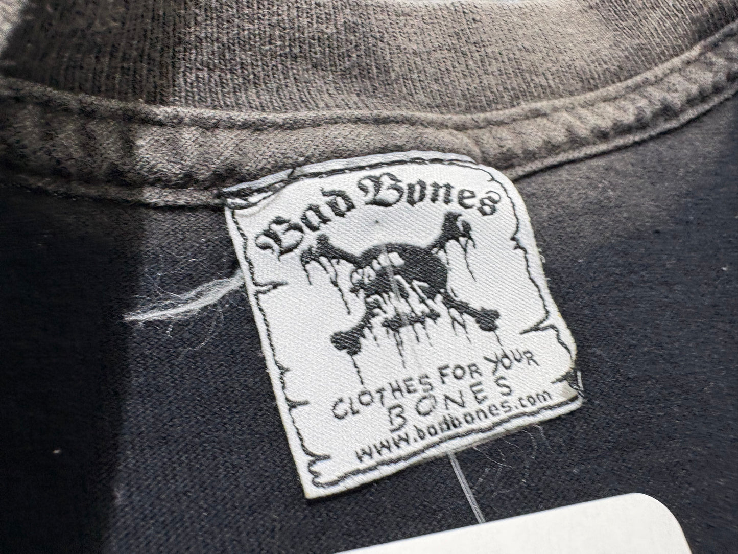 1991 Faded Bad Bones Skull Tee - Black Size XXL