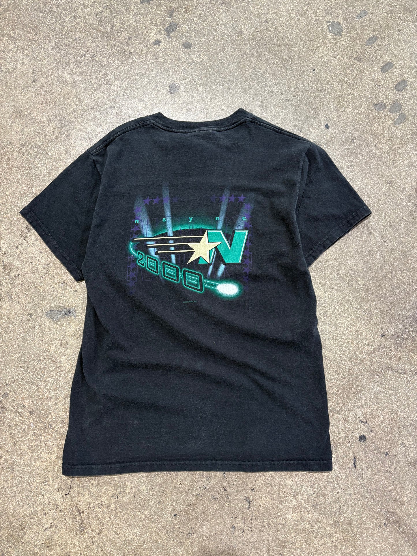 NSYNC 2000 Y2K Tee - Black Size Medium (18.5x26.5)
