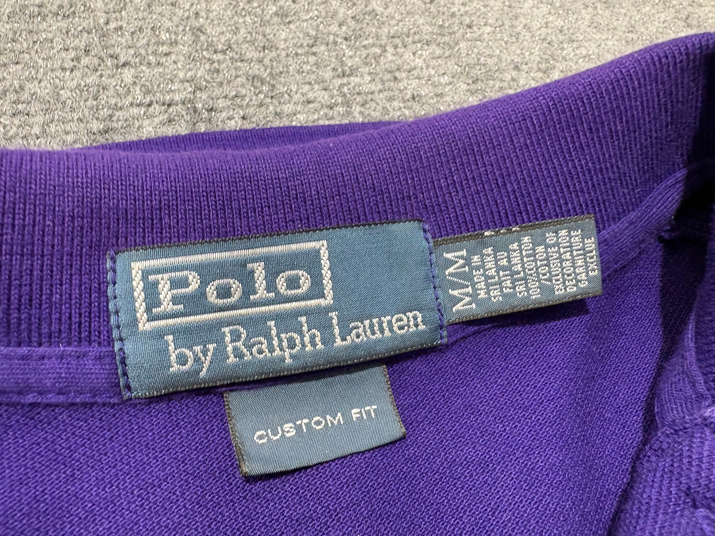 Polo Ralph Lauren Big Pony #3 Polo Shirt - Purple Size Medium