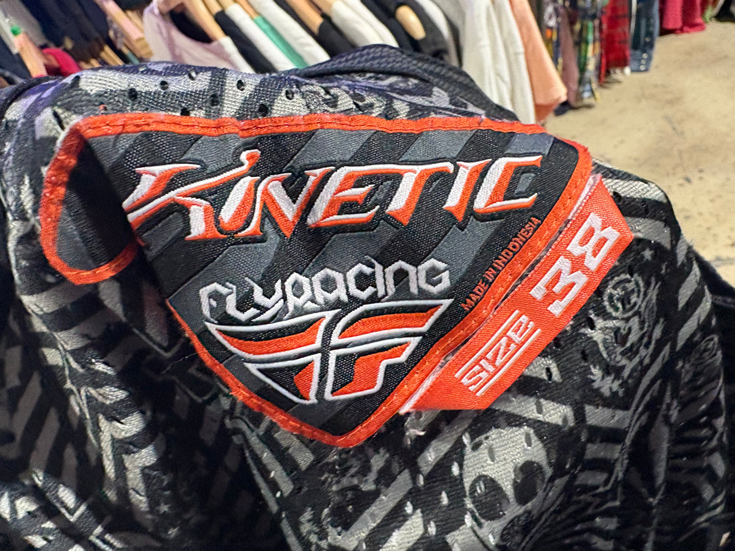 Kinetic Fly Racing Motocross Pants - Black / White Size 38
