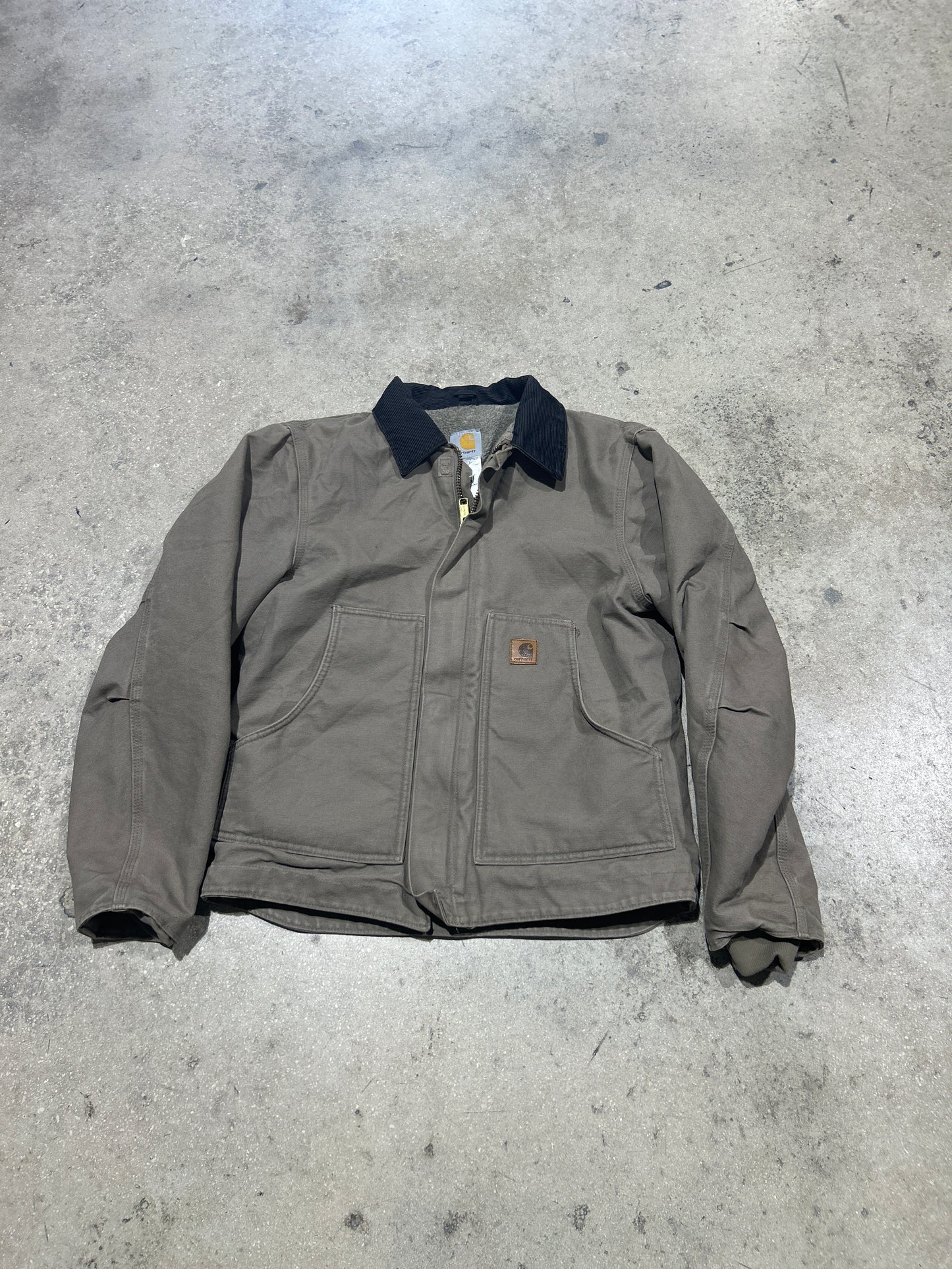Carhartt Detroit Jacket - Khaki/Brown Size Small