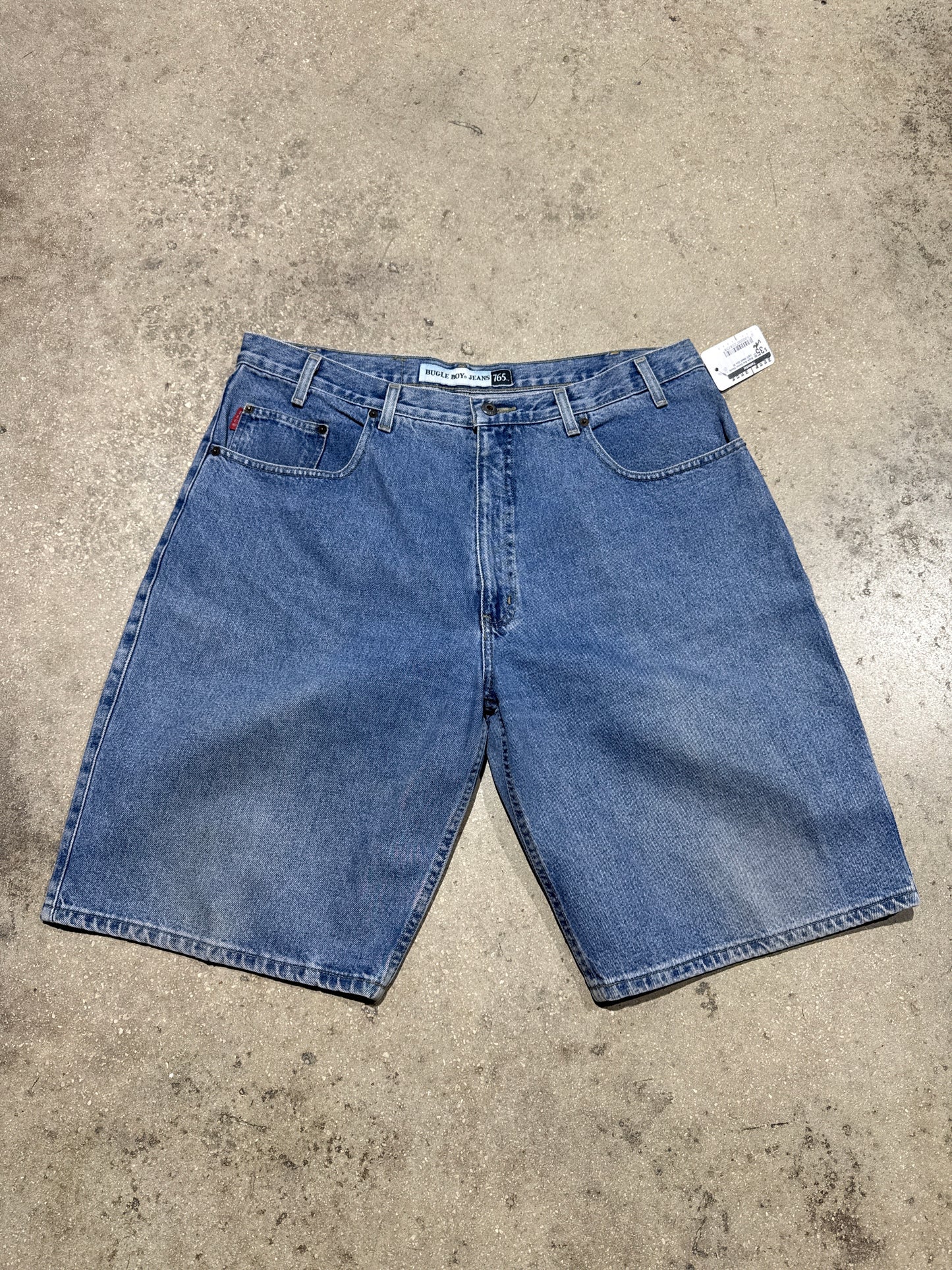 Bugle Boy Denim Shorts - Light Wash Size 38