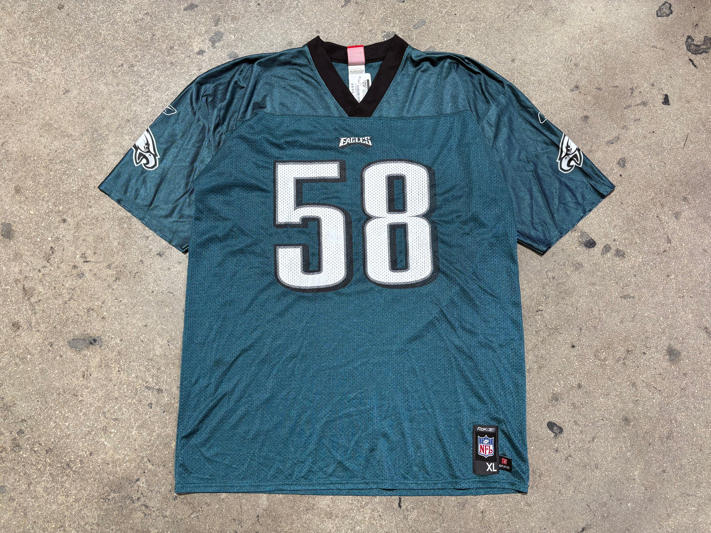 Philadelphia Eagles #58 Cole Football Jersey - Green Size XL