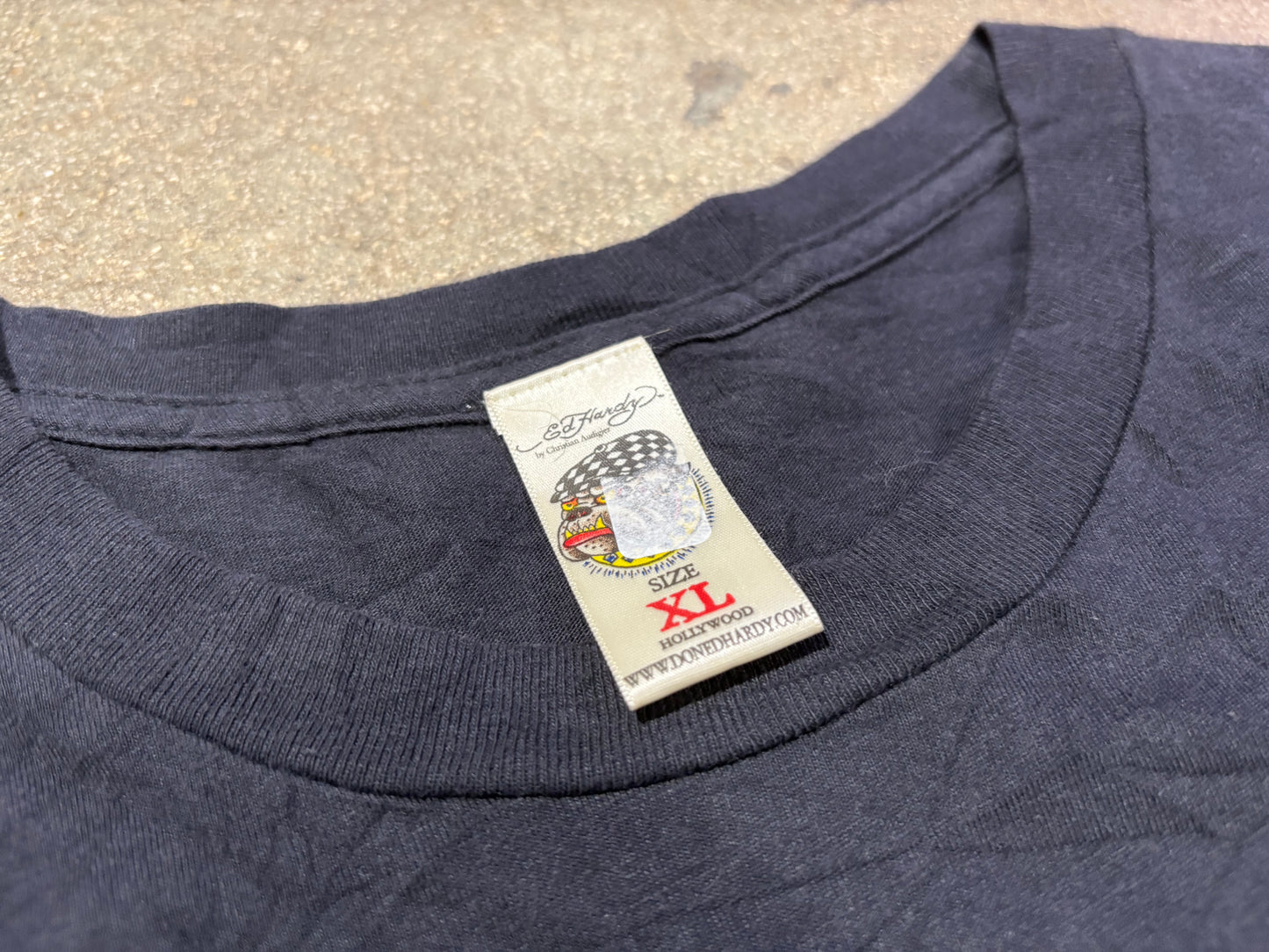 Ed Hardy Love's Embrace Tee - Black Size XL