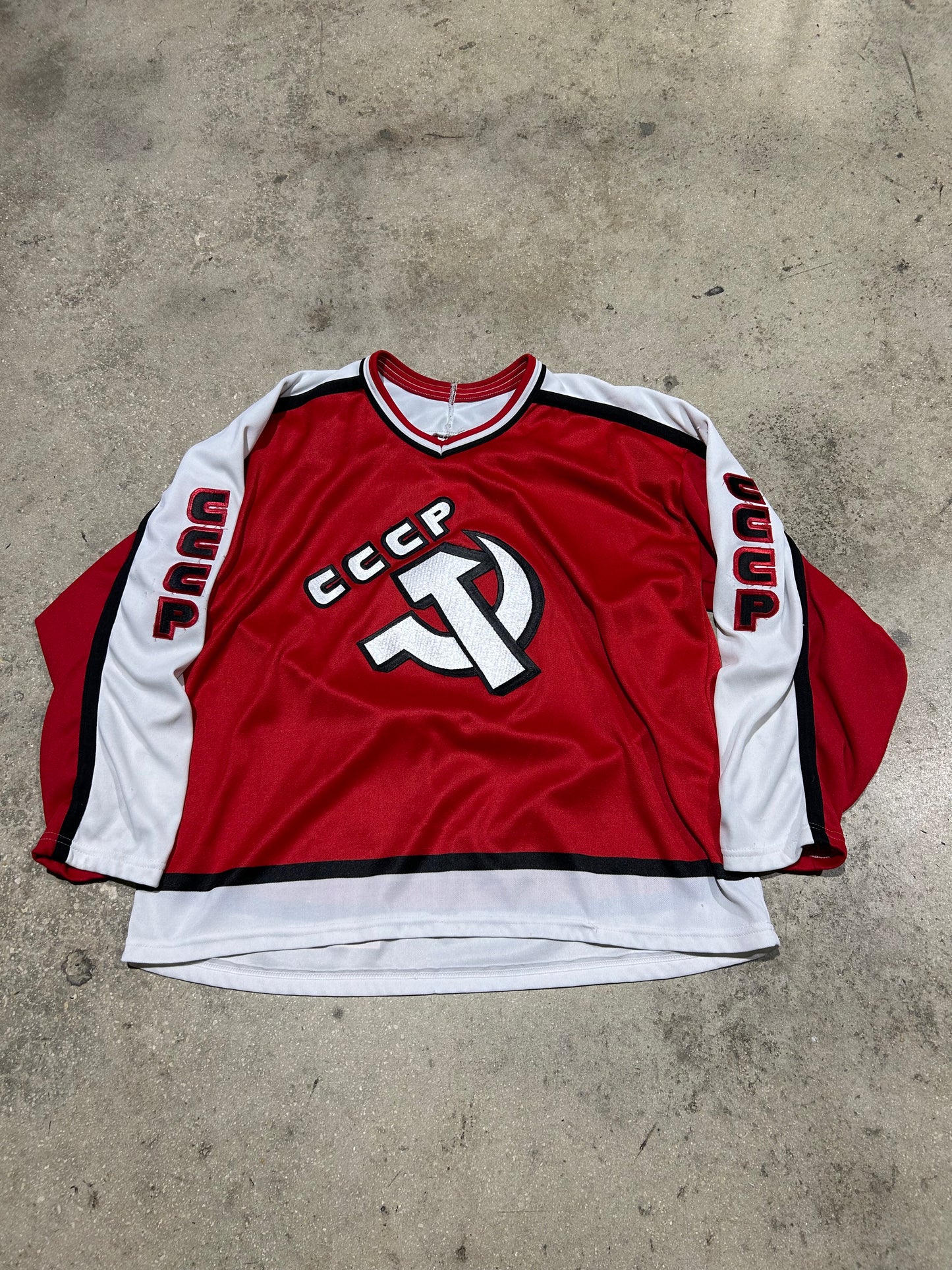 CCCP Hockey Jersey - Red Size XL(con)