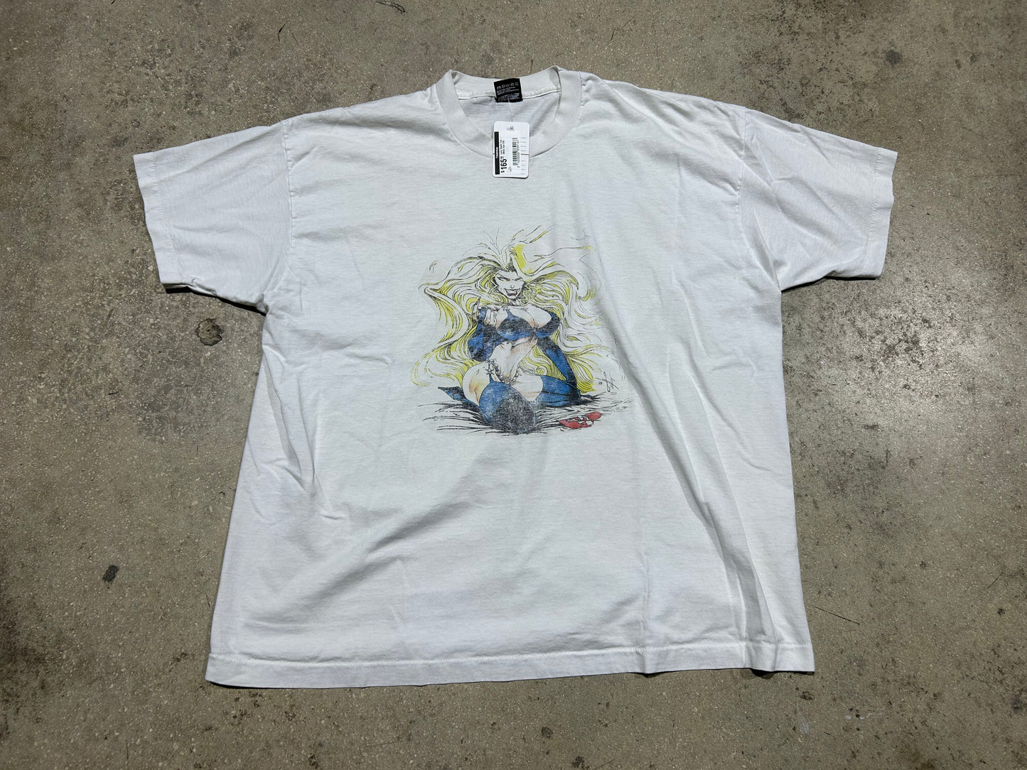 Lady Death Tee - White Size XXL