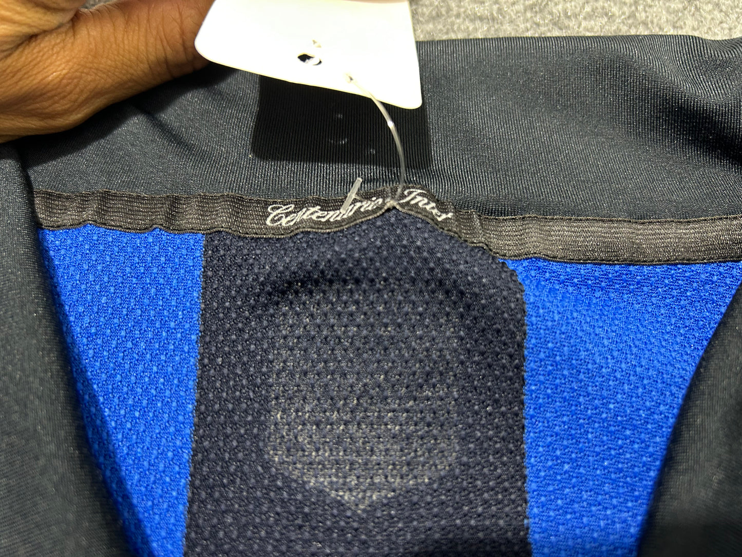 2008 Inter Milan 100 Anniversary Soccer jersey - Blue/Black Size Large