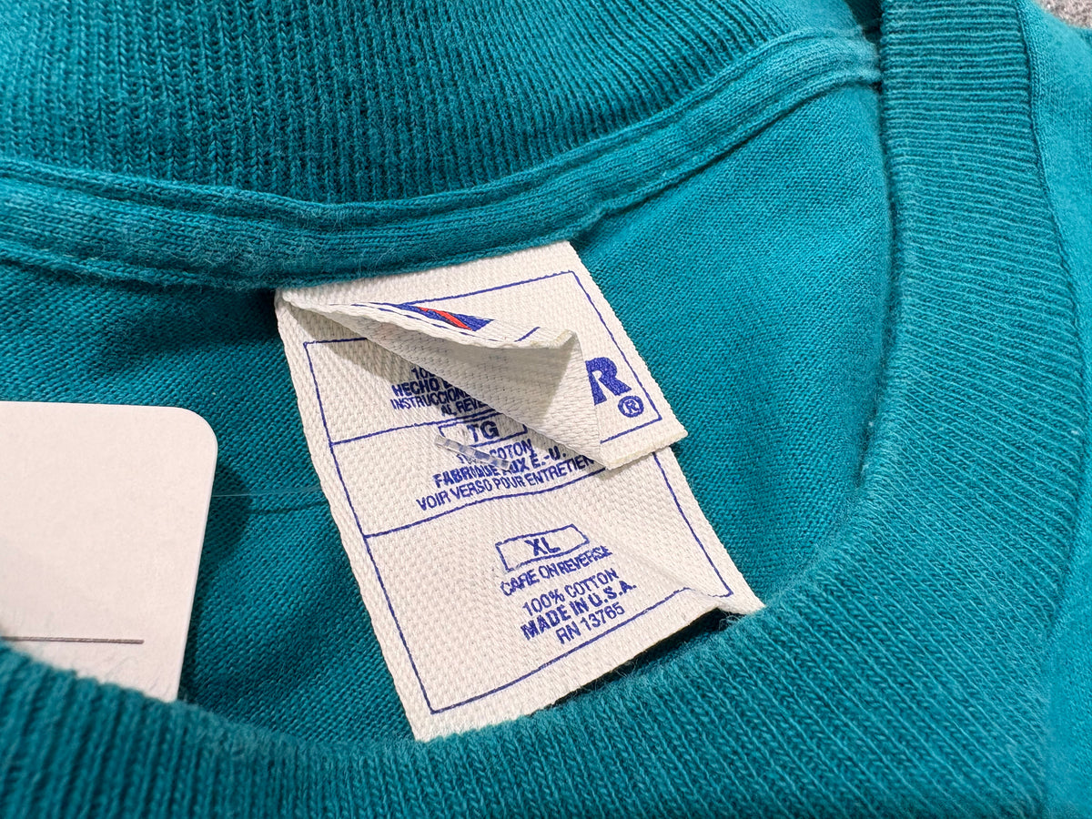 Miami Dolphins Big Dolphin Tee - Teal Size XL