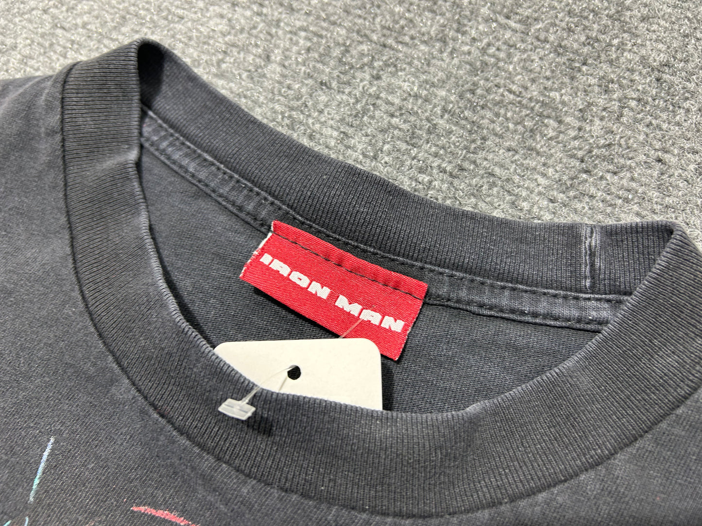 2008 Iron Man Punch Tee - Black Size XXL