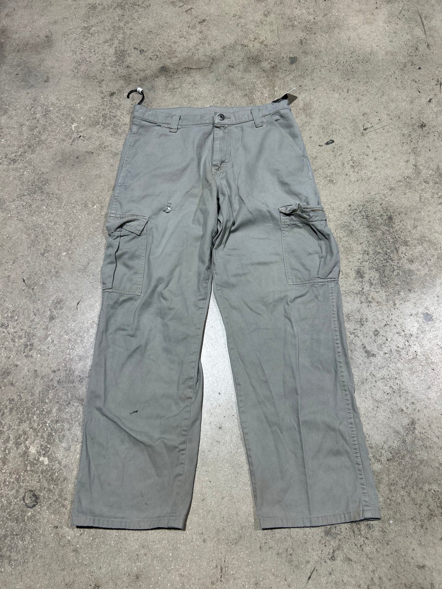 Wrangler Cargo Work Pants - Light Khaki Size 32x30