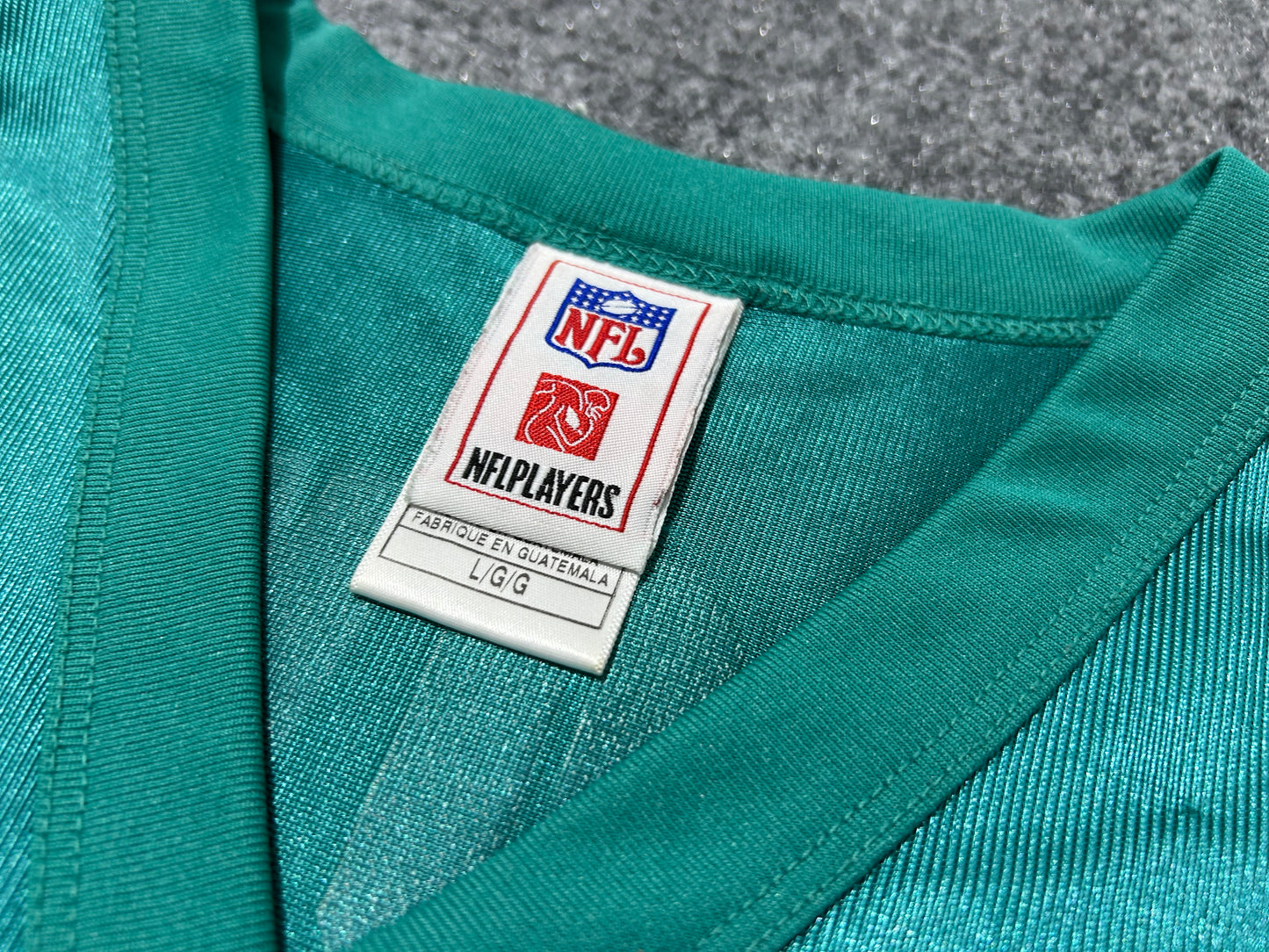 Miami Dolphins Shiny Rookie Brown #23 Football Jersey - Teal Size Large (con)