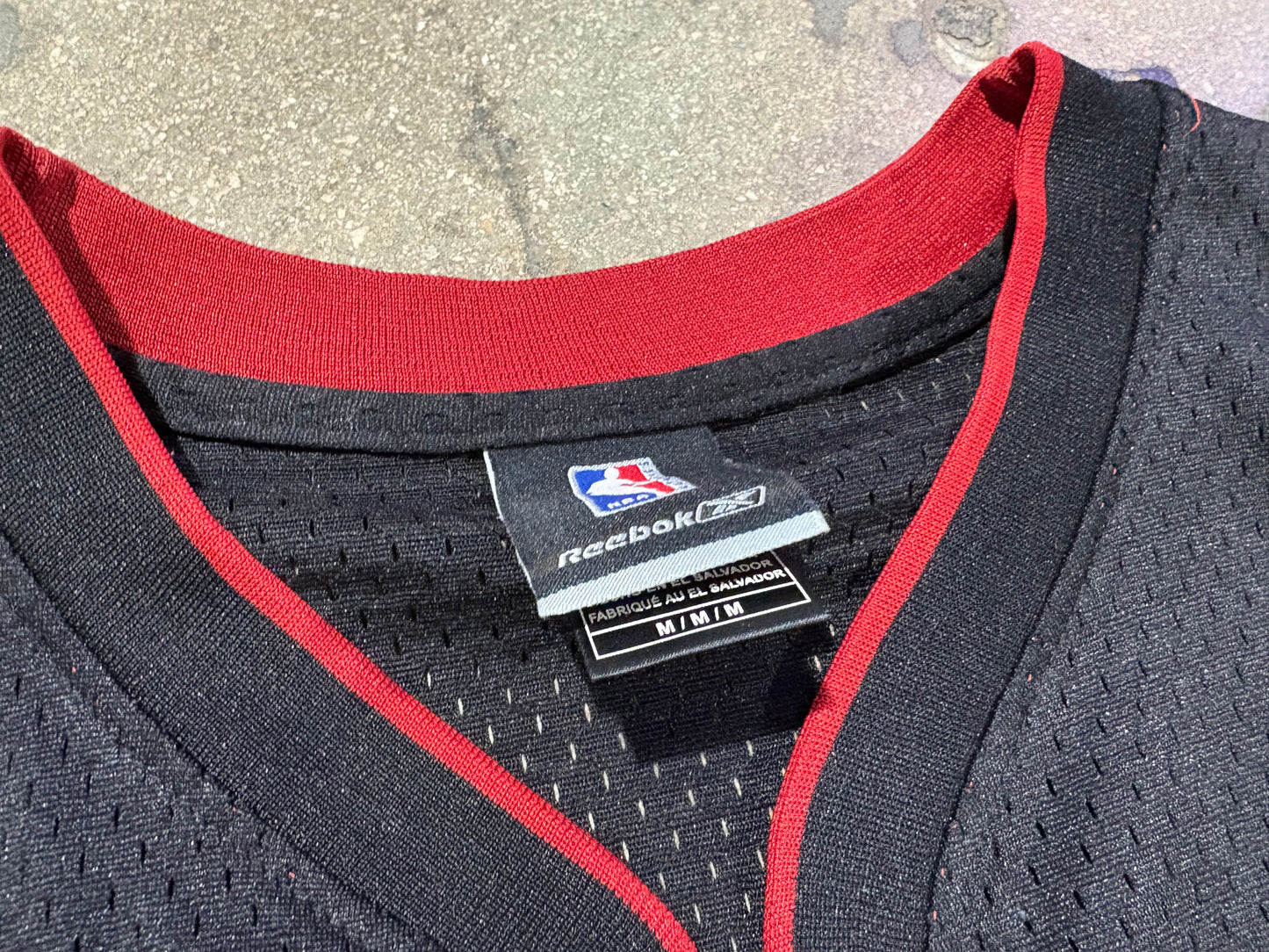 Reebok Miami Heat #3 Wade Jersey - Black Size Medium