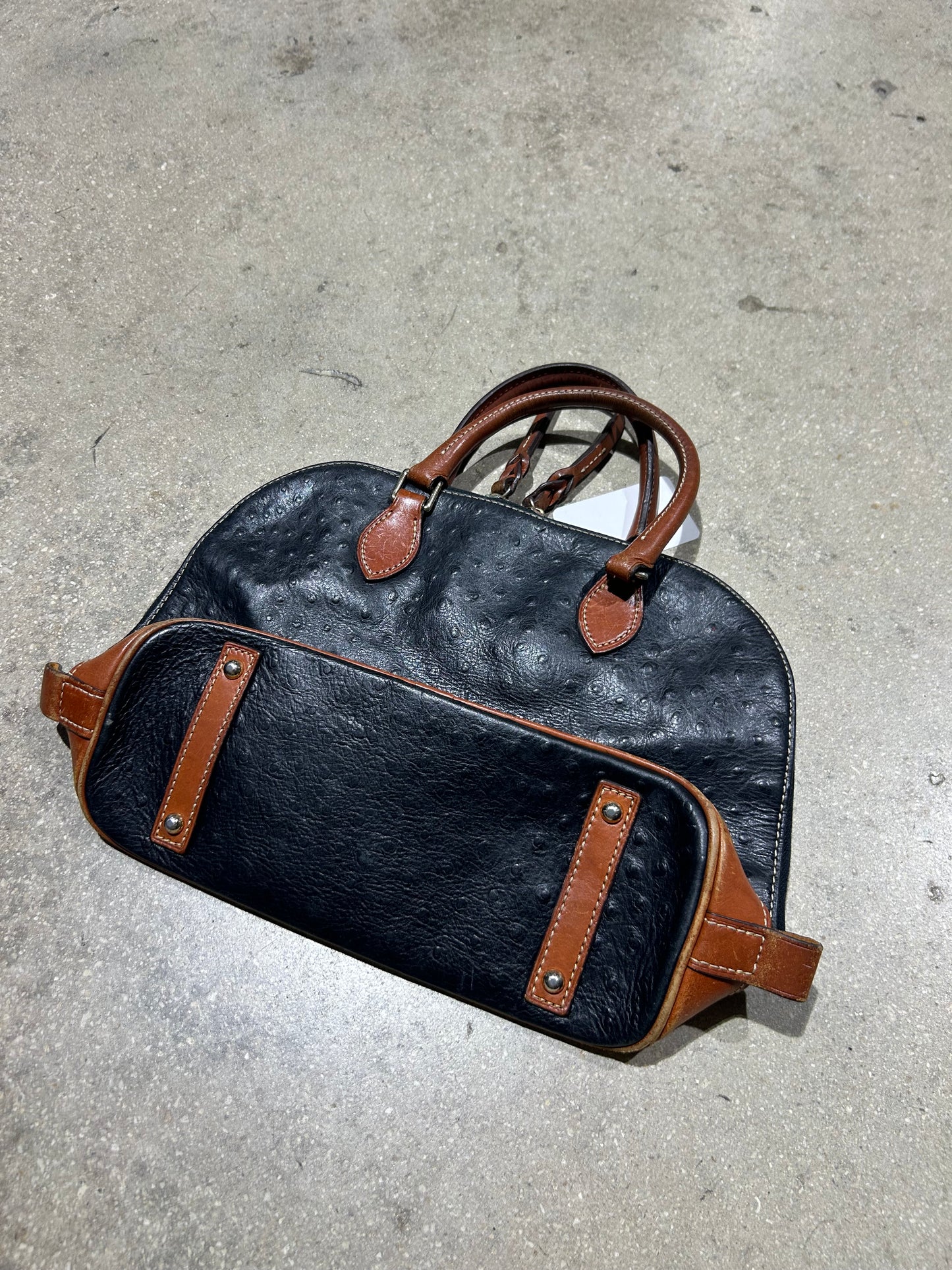 Dooney & Bourke Zip Satchel Handbag - Black