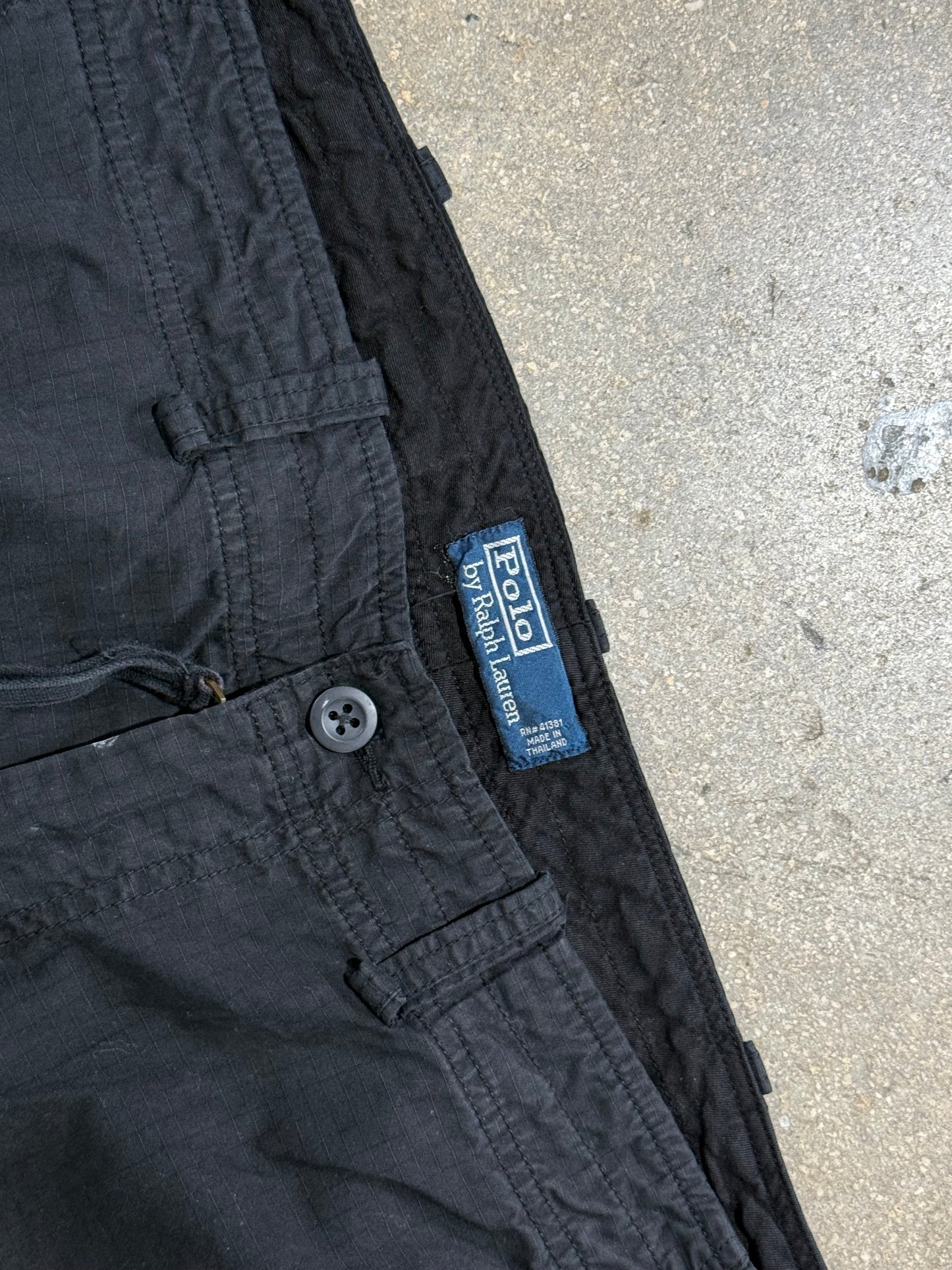Polo Ralph Lauren Cargo Pants - Black Size 40x34