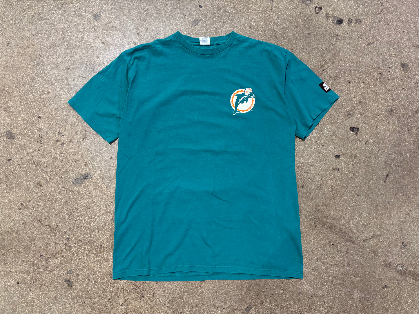 Starter Miami Dolphins About Team Tee - Teal Size Large