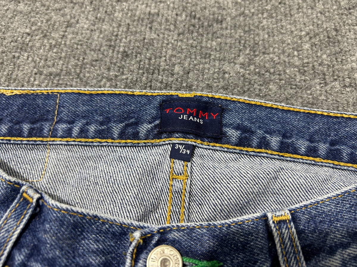 Tommy Jeans Cutoff Shorts - Blue Size 34