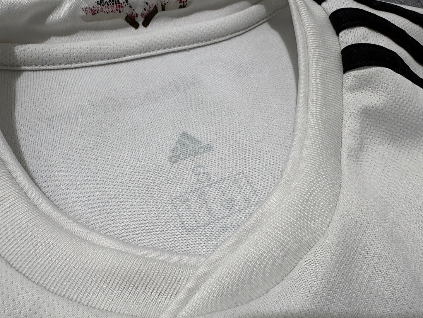 2014 Adidas Germany Long Sleeve Soccer Jersey - White Size Small