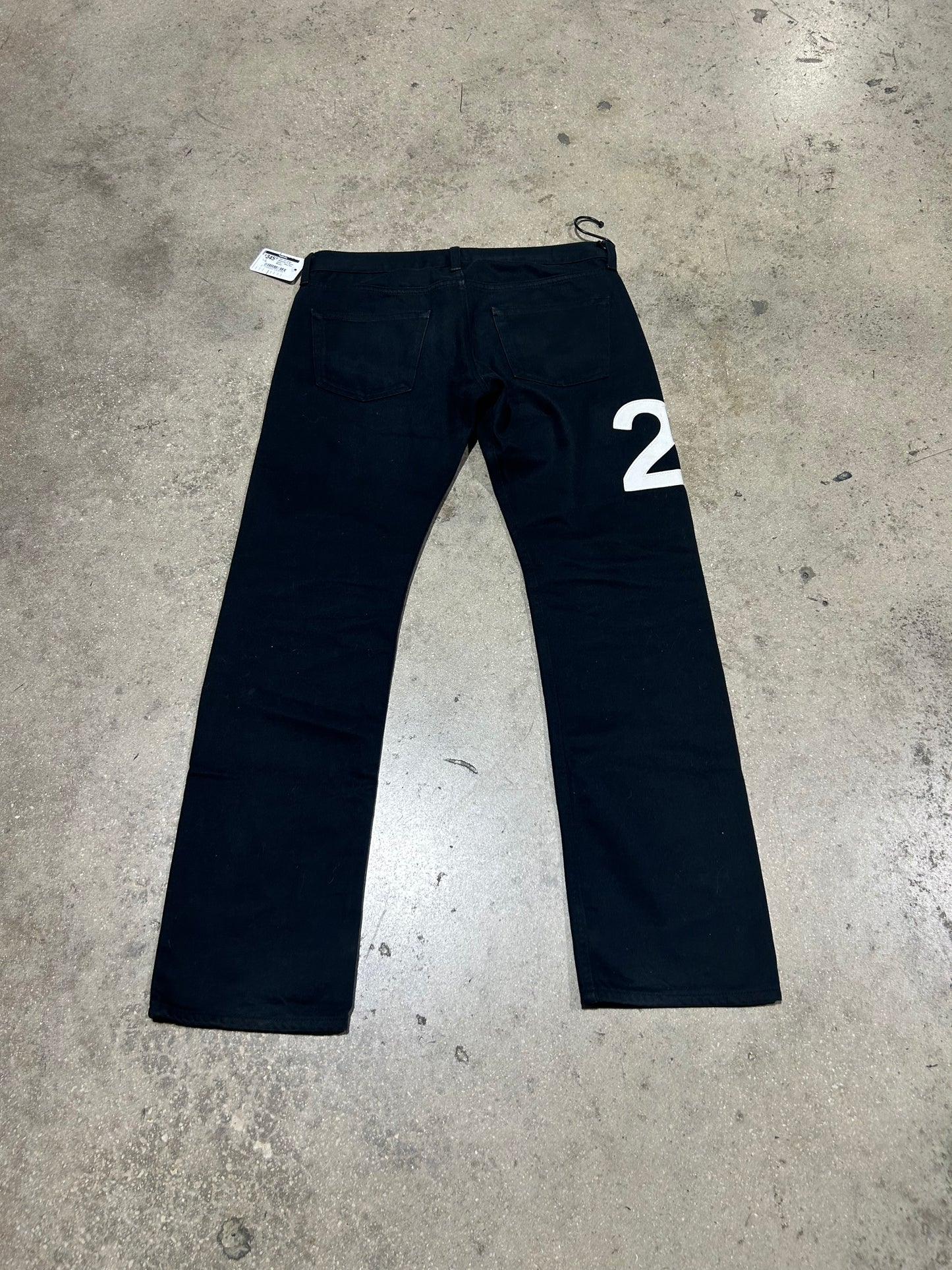 2002 CDG Junya Watanabe 24 Denim Jeans - Black Size Medium