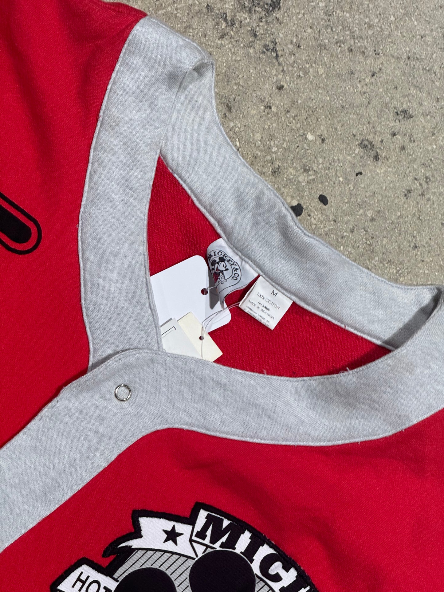 Disney Mickey Mouse Club Hot Stuff Baseball Jersey Size Medium